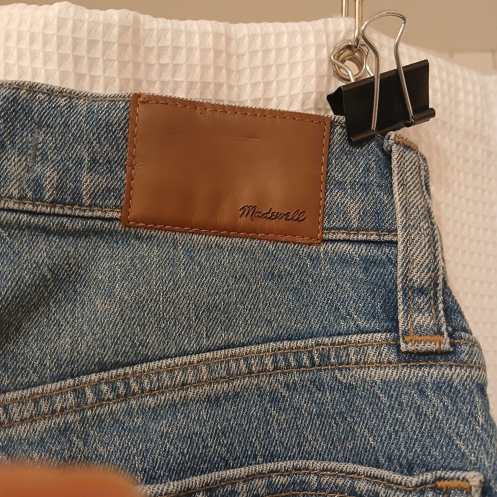Madewell Perfect Vintage Crop Jeans Raw Hem Size 24 - Picture 6 of 10